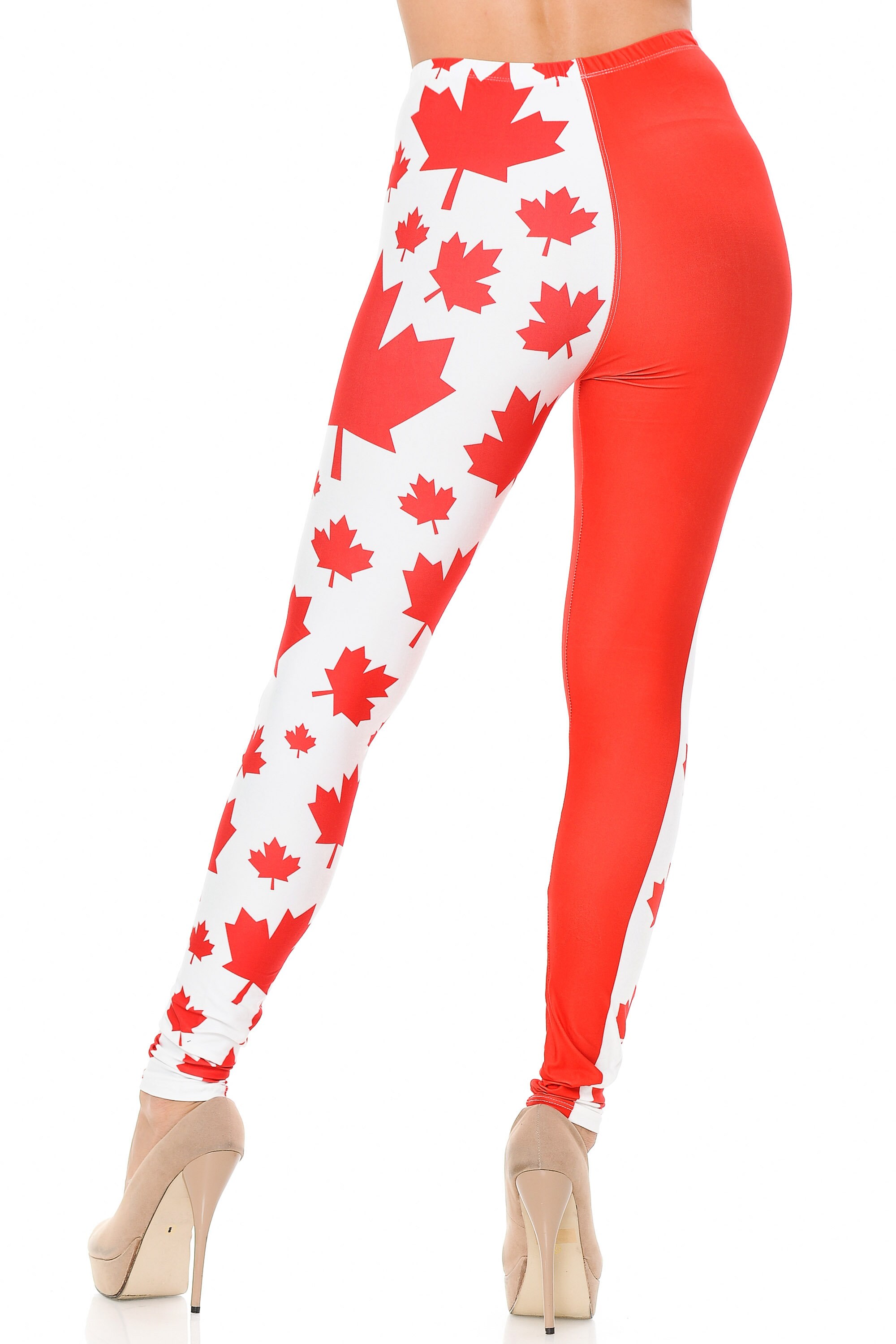 Canadian Flag Leggings by USA Fashion™ Creamy Soft Leggings® Etsy