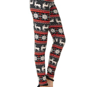 The Nightmare Before Christmas Fair Isle Leggings Plus Size | Hot Topic