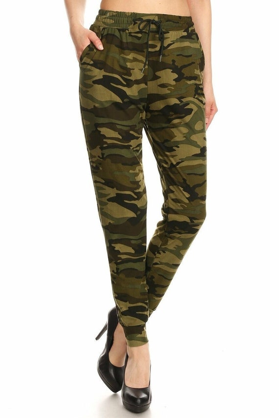 Women Camouflage Pants Camo Casual Cargo Joggers Military Army Harem  Trousers - Walmart.ca