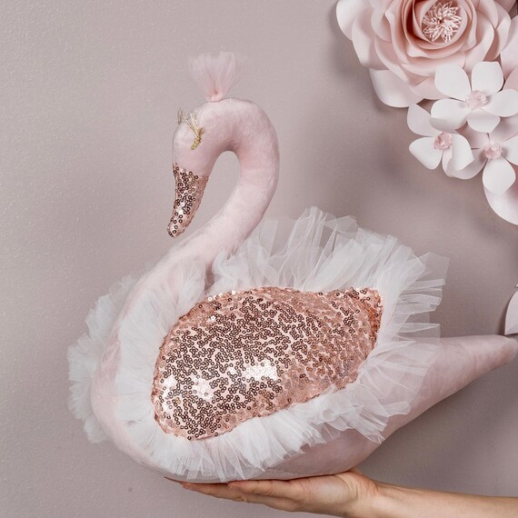swan decor for nursery