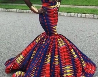 mermaid traditional african dresses