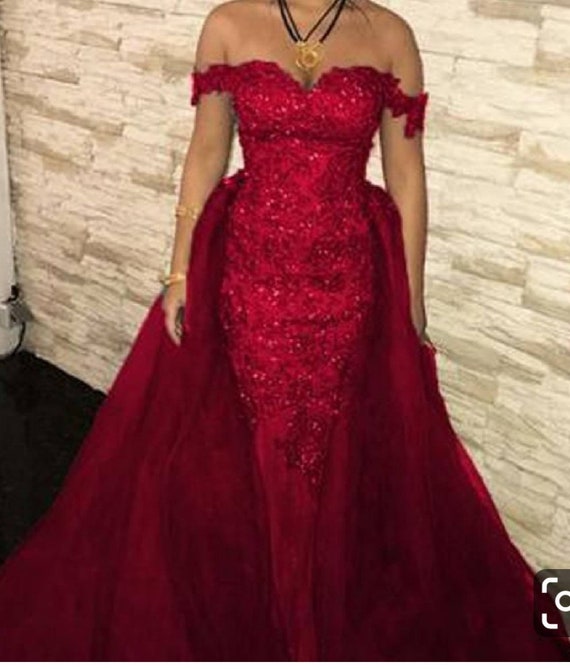 red dress for wedding reception