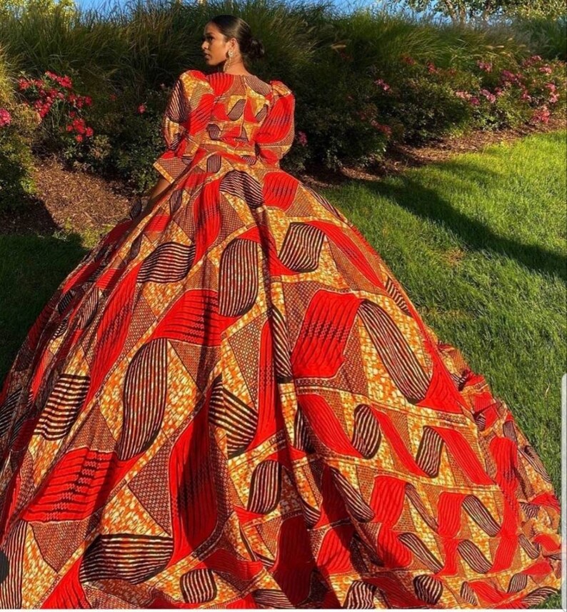 African ball dress/african print wedding dresses/ankara Etsy