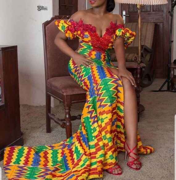 kente formal dress
