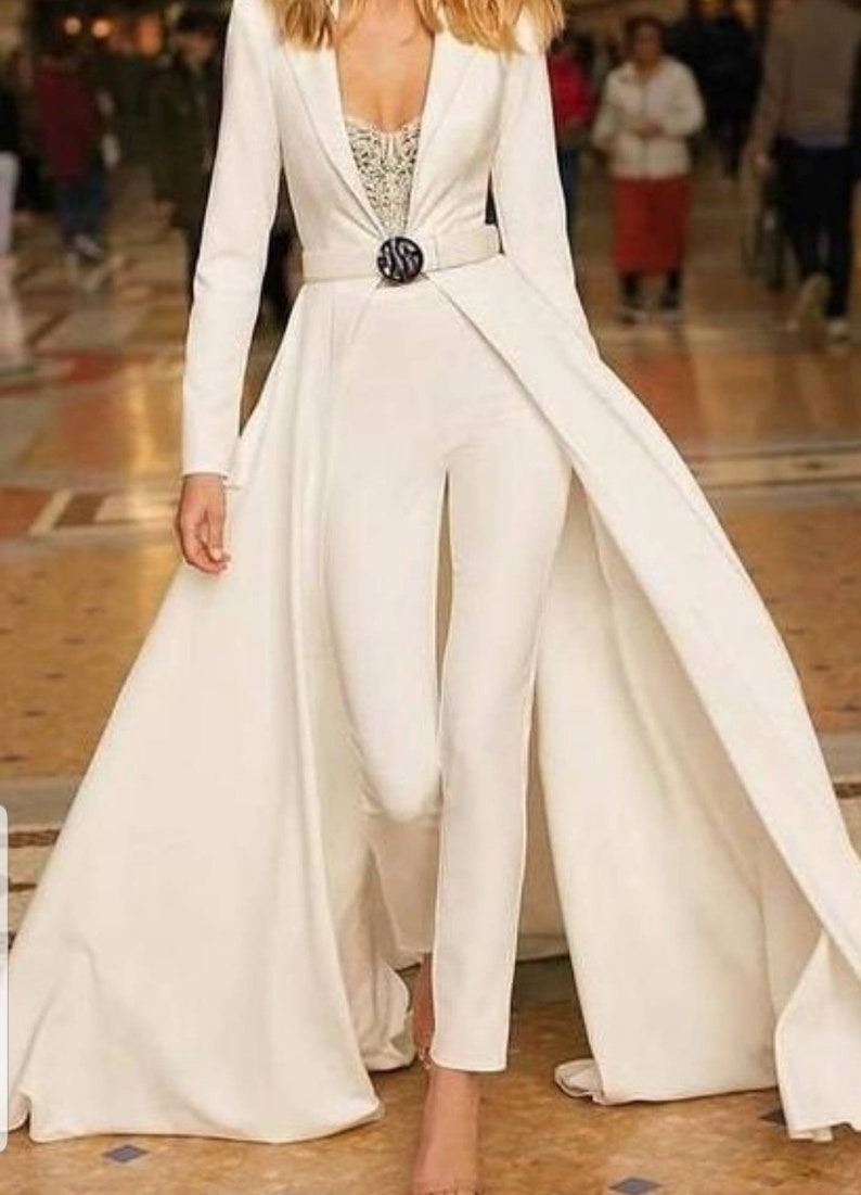 jumpsuit with long jacket