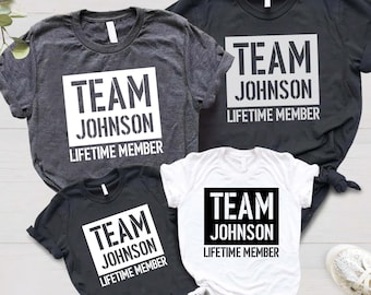 Family Team Shirts, Gift For Family Reunion Shirts, Family Matching Shirts, Custom Family Trip Shirts, Personalized Family Gathering Tees