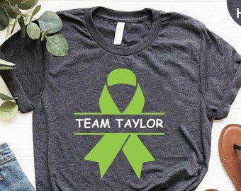 Lymphoma Cancer Shirt, Custom Lymphoma Cancer Awareness Shirt, Personalized Support Team Shirt For Women Men, Cancer Patient Gifts