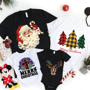 Christmas Family Matching Shirts, Custom Christmas Crew Shirts, Merry Christmas, Christmas Group Shirts,Christmas Gifts,Funny Holiday Shirts