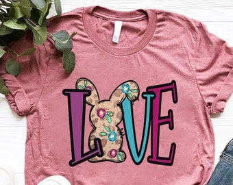 Easter Shirt Women, Easter Shirts For Girls, Easter Bunny Graphic Tee, Easter Gifts, Happy Easter Shirt, Easter Gift Ideas, Easter Day Shirt