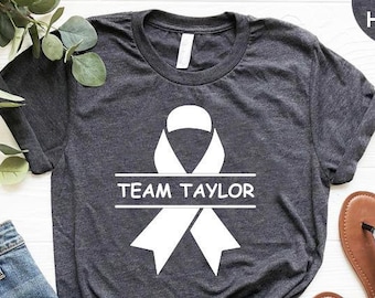 Lung Cancer Shirt, Custom Lung Cancer Awareness Shirt, Personalized Support Team Shirt For Women Men, Cancer Patient Gifts