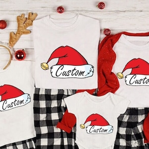 Christmas Custom Family Matching Shirts, Personalized Family Christmas Holiday Gift, Xmas Crew Shirt, Family Christmas Photoshoot Shirts