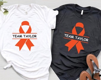 Leukemia Cancer Shirt, Custom Leukemia Cancer Awareness Shirt, Personalized Support Team Shirt For Women Men, Cancer Patient Gifts