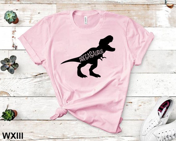 Pregasaurus Shirt, Pregnancy Announcement Shirt, Baby Announcement