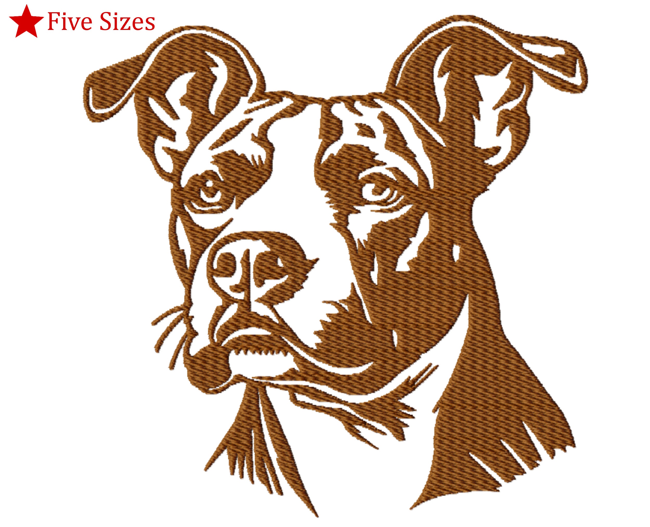 Razza Di Staffordshire Bull Terrier Del Cane Di Schizzo Di Vettore - Foto 7