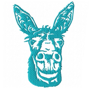 Donkey Machine Embroidery Design