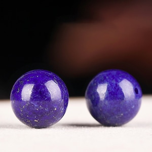 Natural Lapis Beads - High Quality - Round Ball Spacer Beads - Loose Beads Bracelet - Jewelry Supplies 4mm/5mm/6mm/7mm/8mm/9mm/10mm/11mm