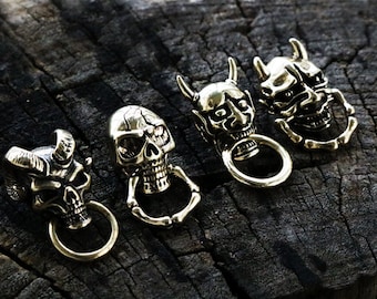 Conchos De Crâne Unique Avec Vis Arrière Pour Sacoches De