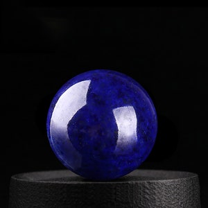 Afghan Imperial Lapis Lazuli Round Beads - Blue Imperial Jasper Round Beads - Perline sciolte rotonde - Gemma genuina - Gioielleria raffinata