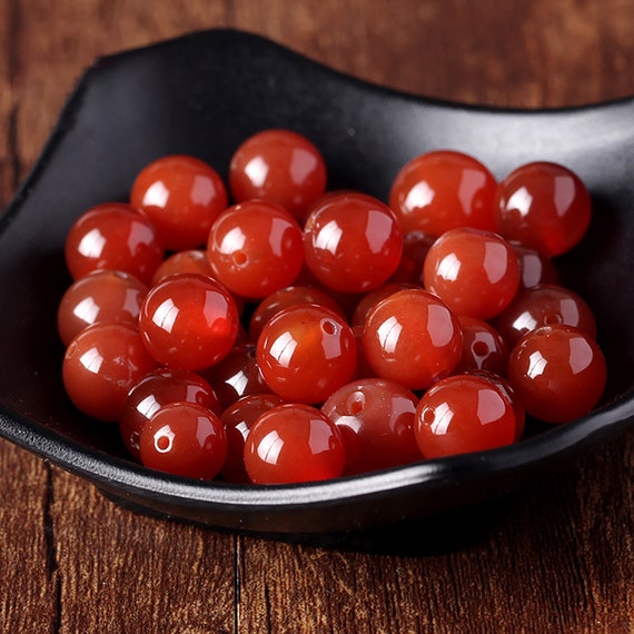 Agata Rossa, Pietra Fine Rotonda 4 Mm, Filo Da 40 Cm - Foto 10