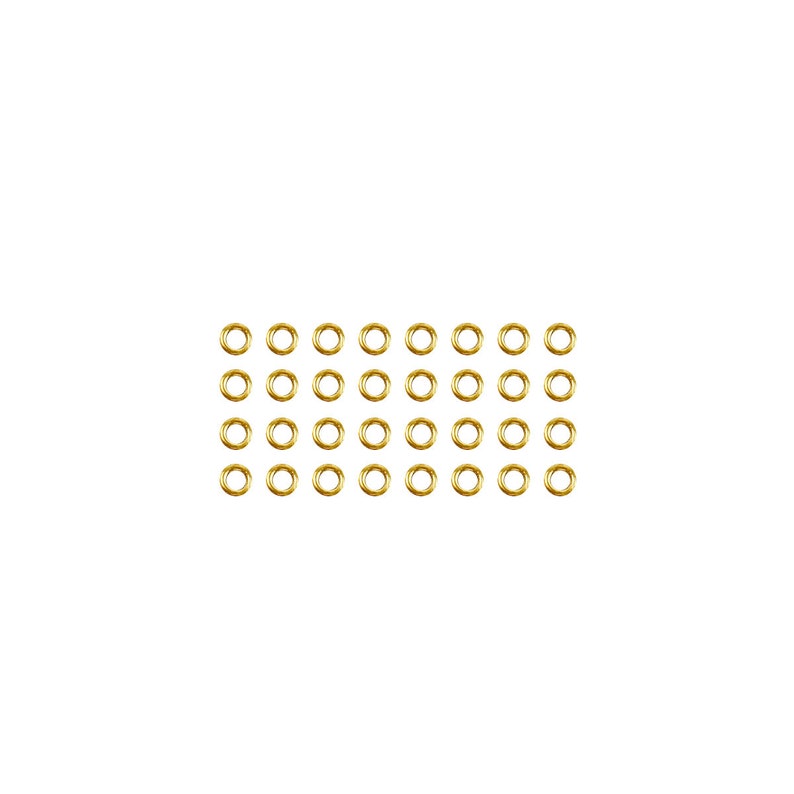 24K Pure Gold Spacer Beads - 999 Gold Beads - Glossy Rondelle Bead - Flat Round Spacer - Gold Beads for Bracelets - For Jewelry Making image 8