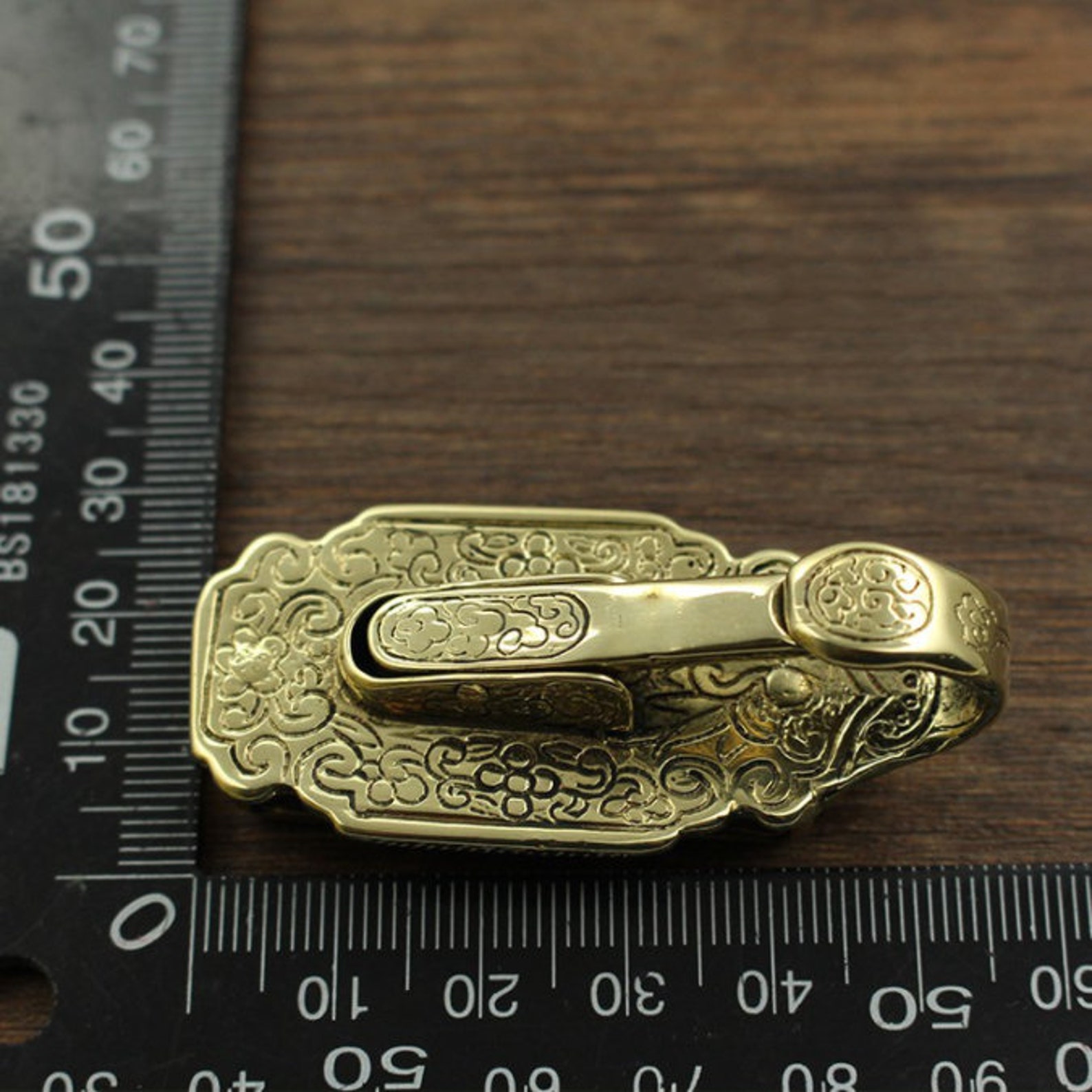 Brass Loop Belt Buckle Keyring Key Chain Belt Making Men's Etsy