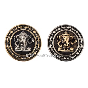 Brass Conchos Screw Back Leather Crafting Concho Elephant Connectors Concho Decorative Buckle for Leather Biker Motocylce Wallet ScrewBack