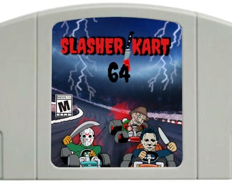 Slasher Kart 64 Cartridge Game For Nintendo 64 N64 NTSC-U/C US