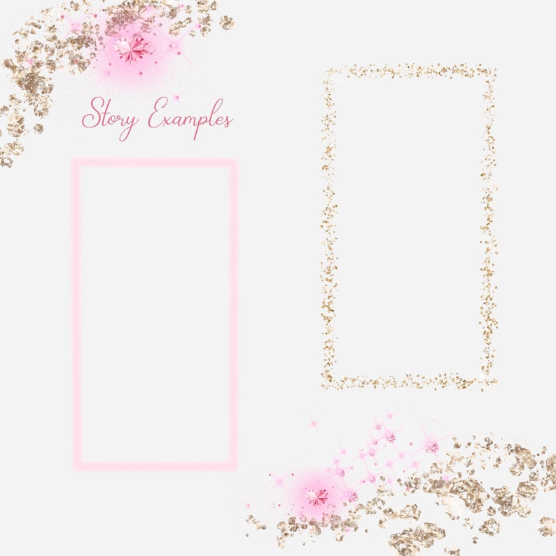 Instagram Story Borders Instagram Stories Instagram Etsy