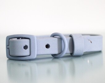 3/4" Biothane Standard Buckle Collar in Skyline Blue