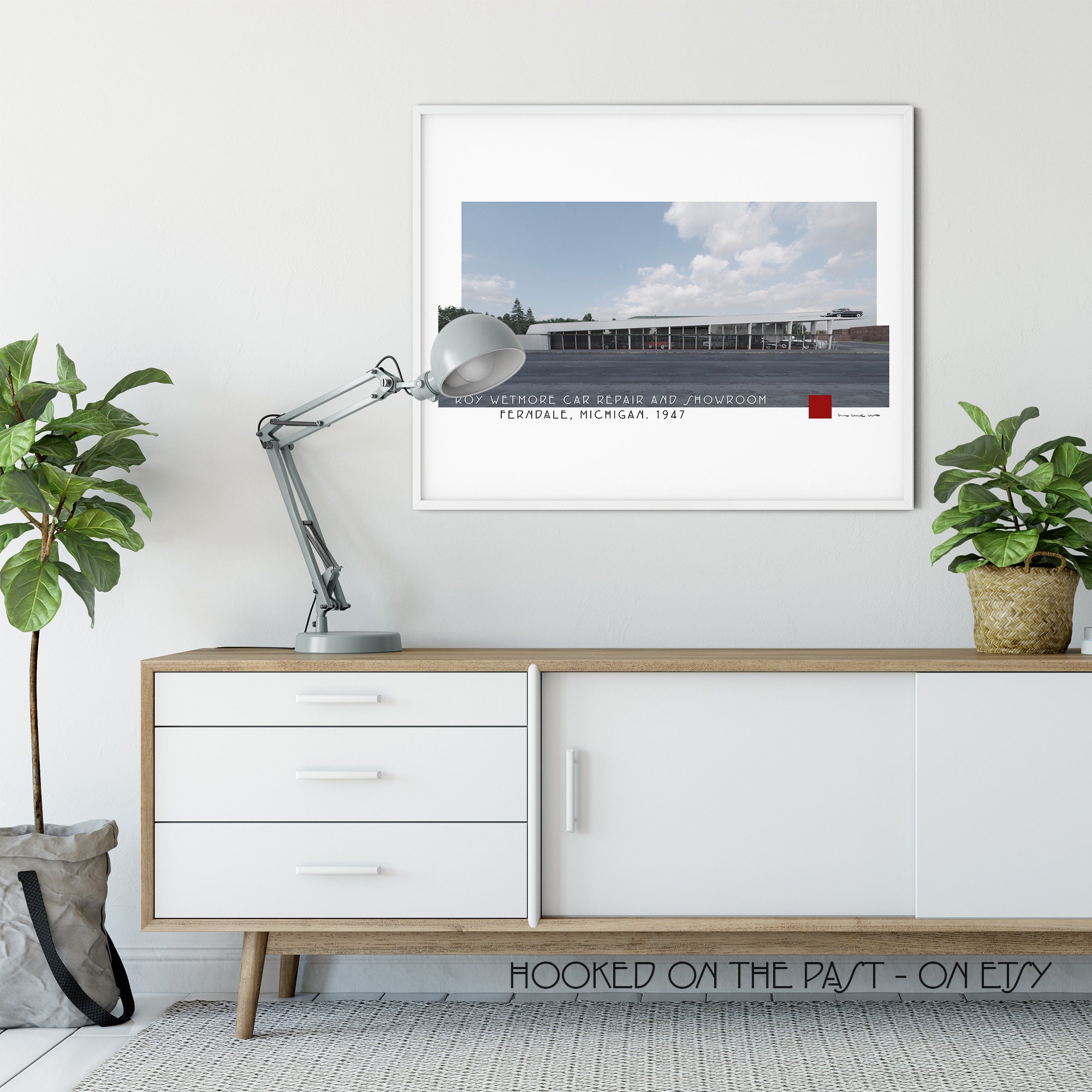 Frank Lloyd Wright Roy Wetmore Car Repair and Showroom. 1947. Ferndale