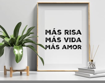 Spanish Quote Print Etsy Spanish Quote Print Etsy