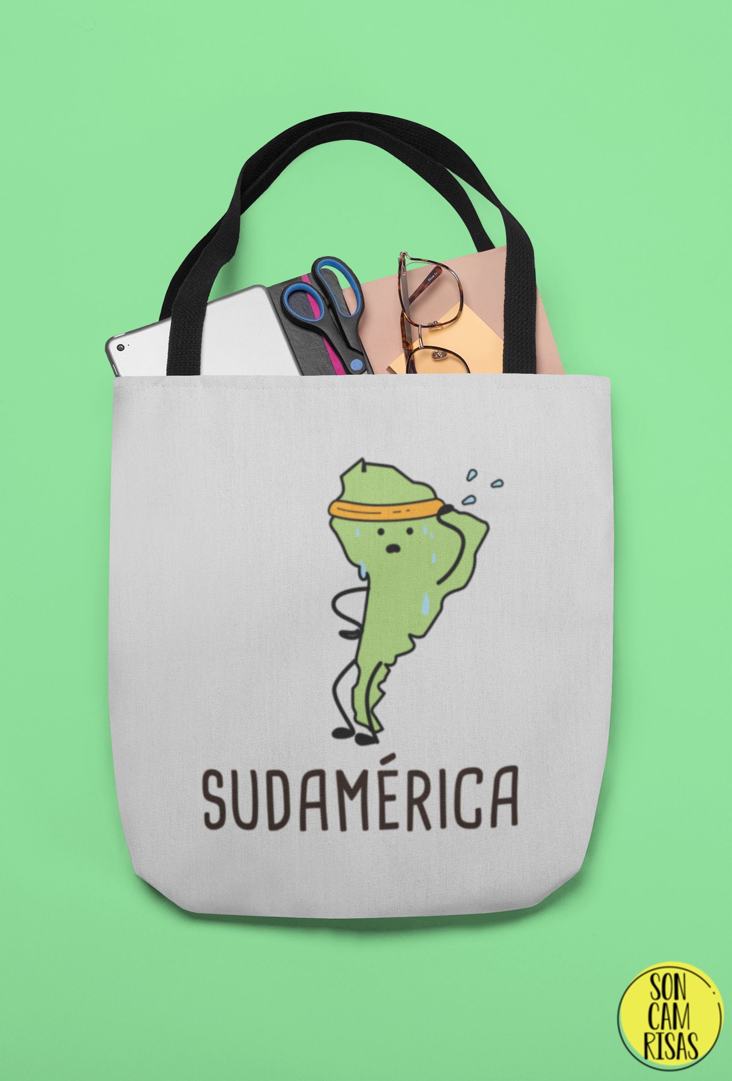 Funny sudamérica Spanish Tote Bag Reusable Etsy