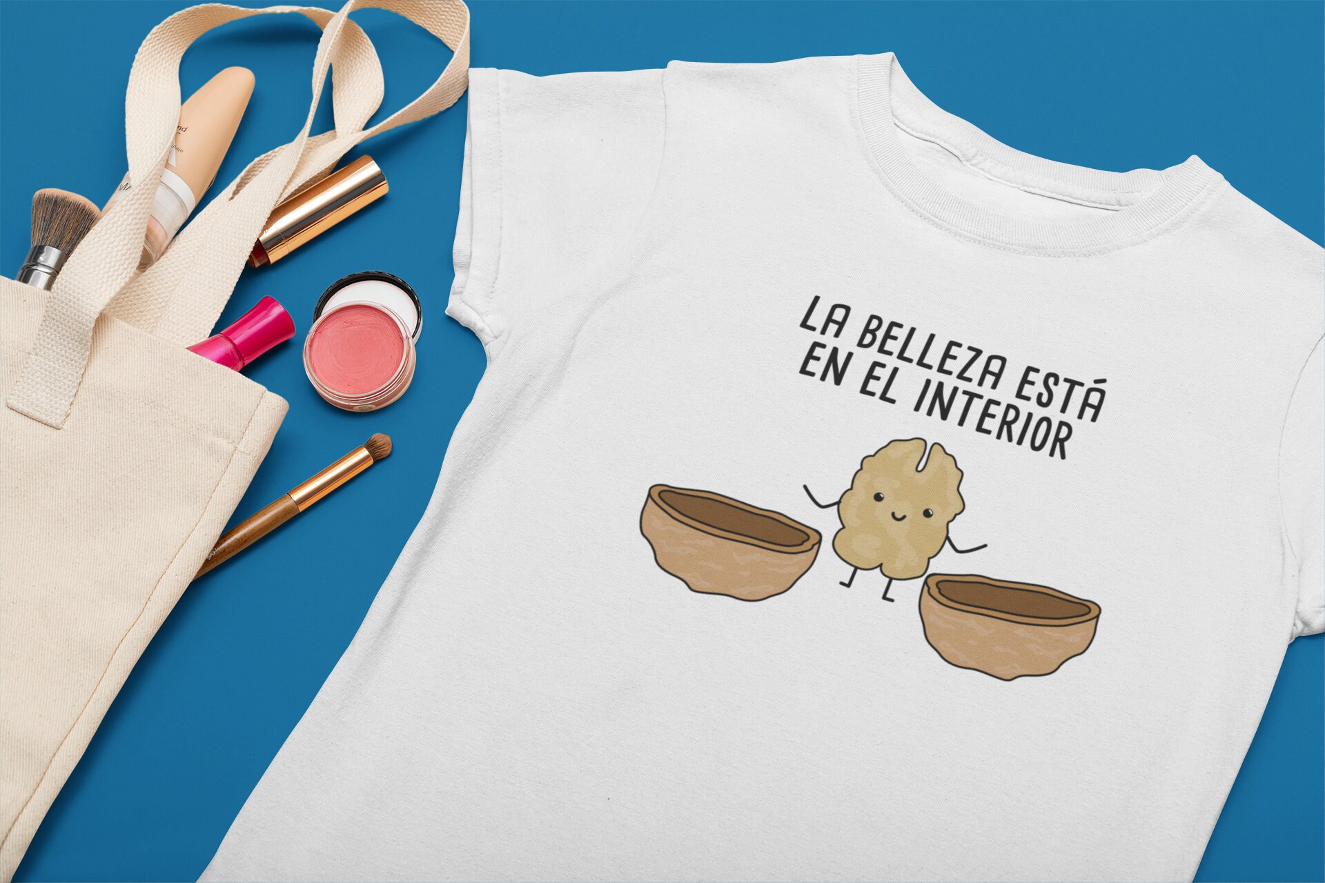 La Belleza Esta En El Interior Cute Spanish Shirt , Camiseta Espanol ...