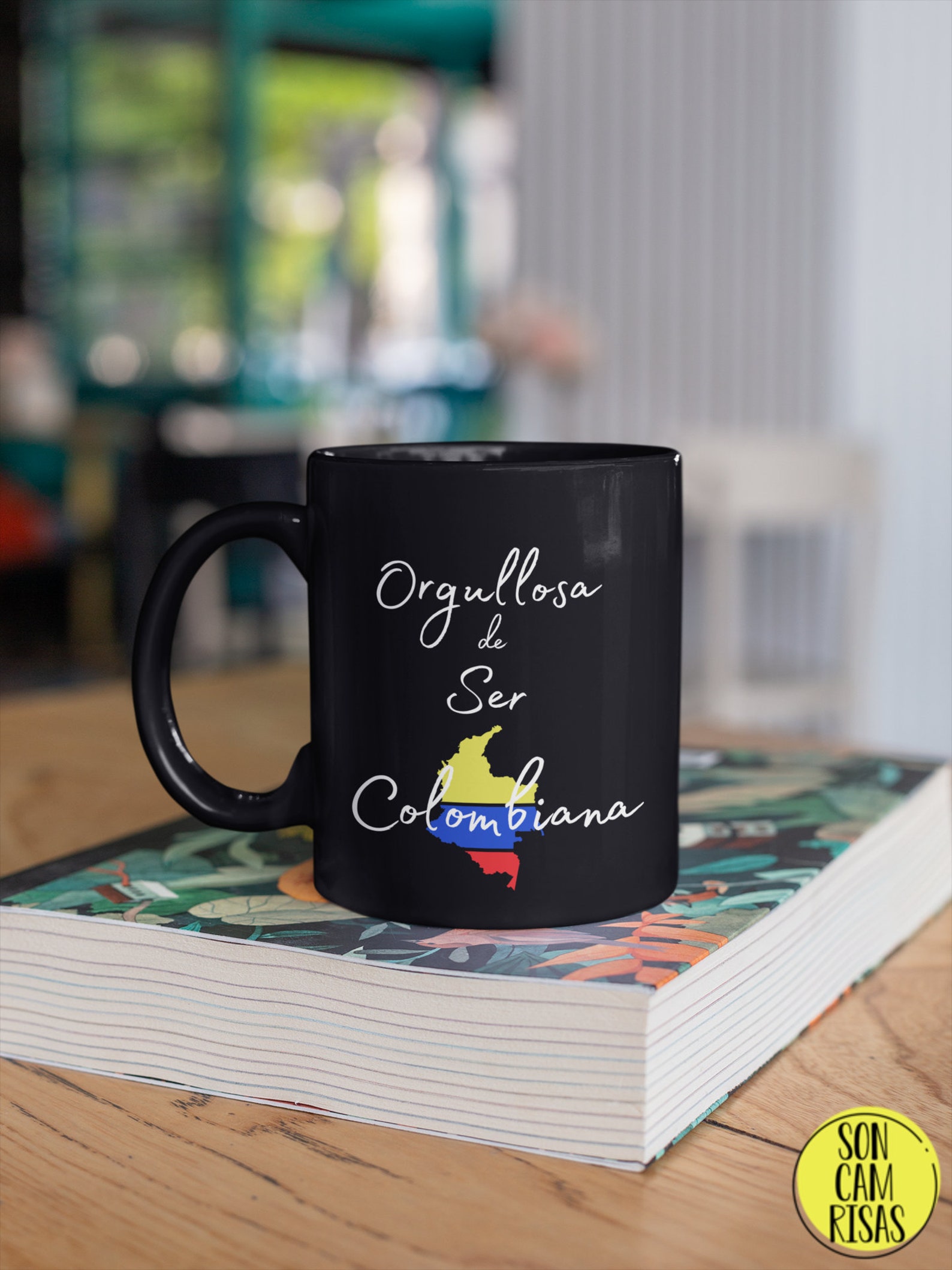 Colombian Pride Coffee Mug Orgullosa De Ser Colombiana Black Coffee Tea