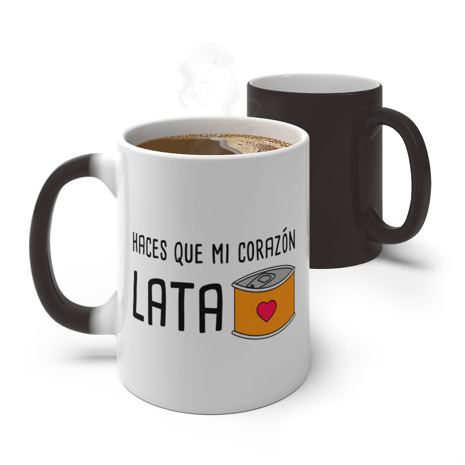 Cute Spanish Color Changing Coffee Mug haces Que Mi Etsy