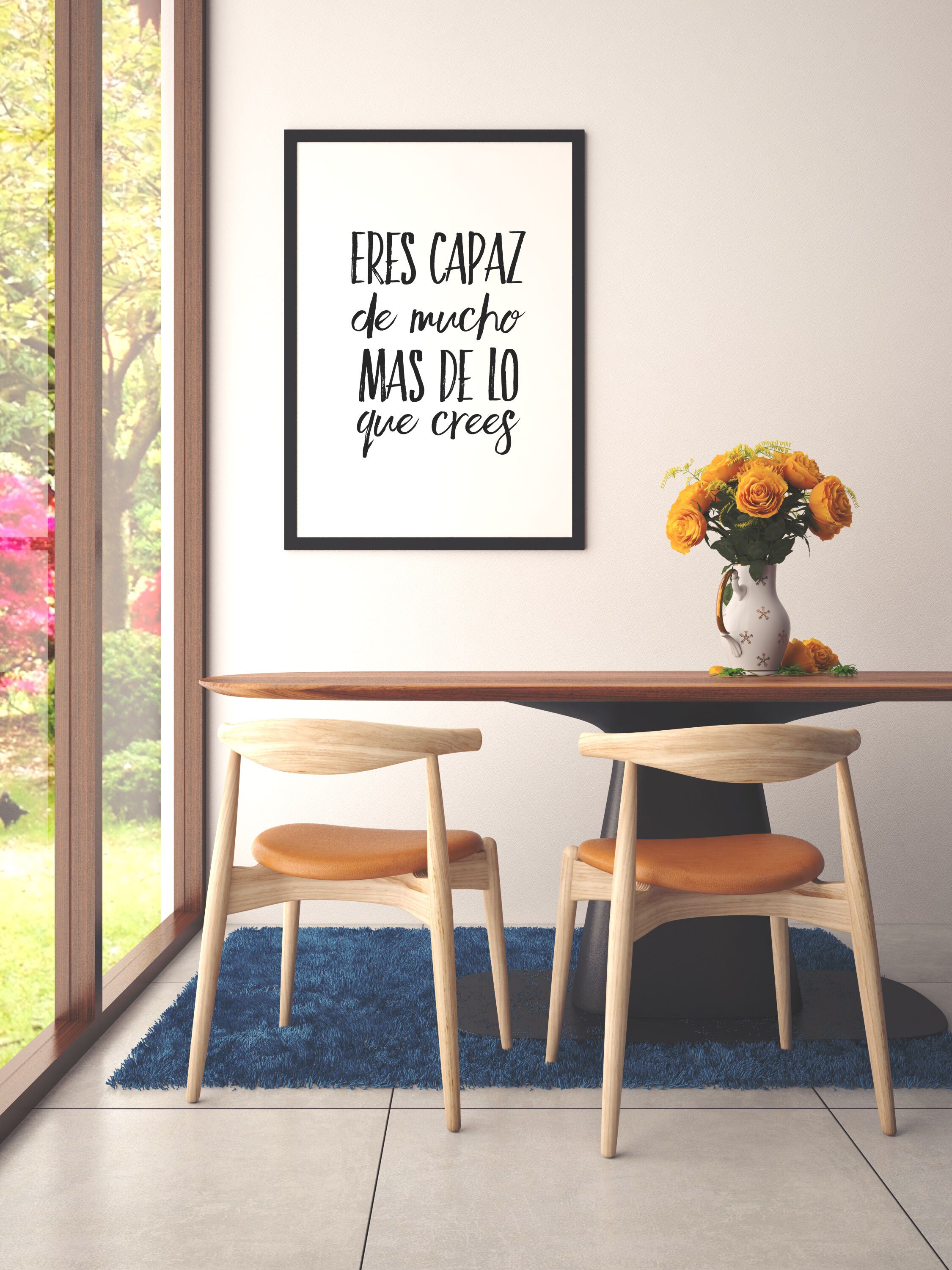 Eres Capaz De Mucho Más De Lo Que Crees Quote Printable Wall Etsy