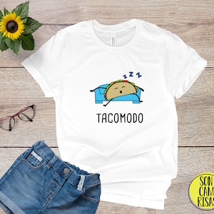 Tacomodo Divertente Camicia Spagnola , Camiseta Espanol , Gioca su Parole Cartone animato in spagnolo , Divertente Puns Unisex T Camicia