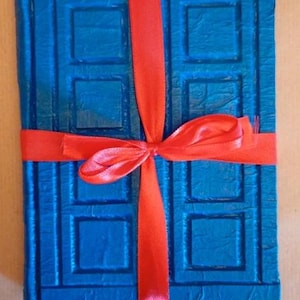 Doctor Who Inspired River Song TARDIS Diary Journal Handmade image 2