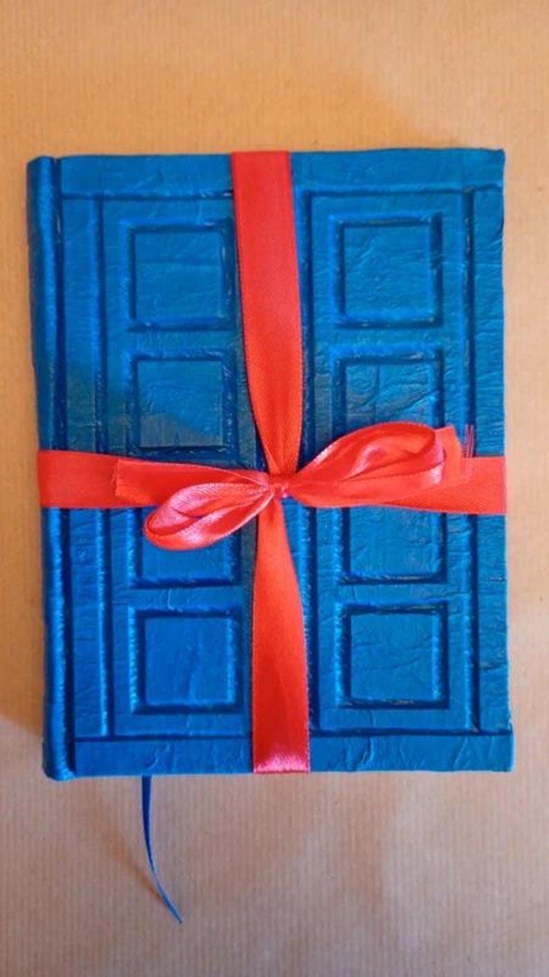Doctor Who Inspired River Song TARDIS Diary Journal Handmade image 2