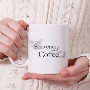 Scrivener and Coffee Writer's Mug | Gift For Writers