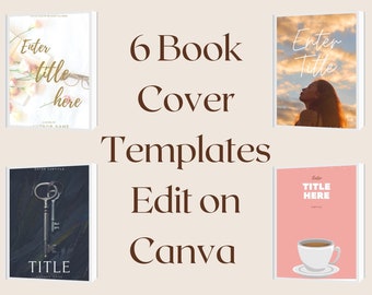 6 Book Cover Templates | Edit On Canva