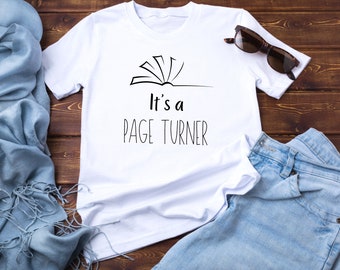 It's a Page Turner Ultra Cotton Tee | Book Lover Shirt