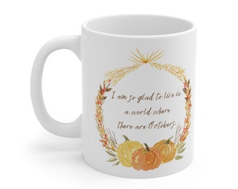 Anne of Green Gables October Mug | Gift for Readers | Book Lover Gifts | Mug for Autumn