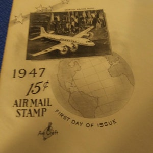 1947 airmail 5 cent stamp 1947 airmail 5 cent stamp