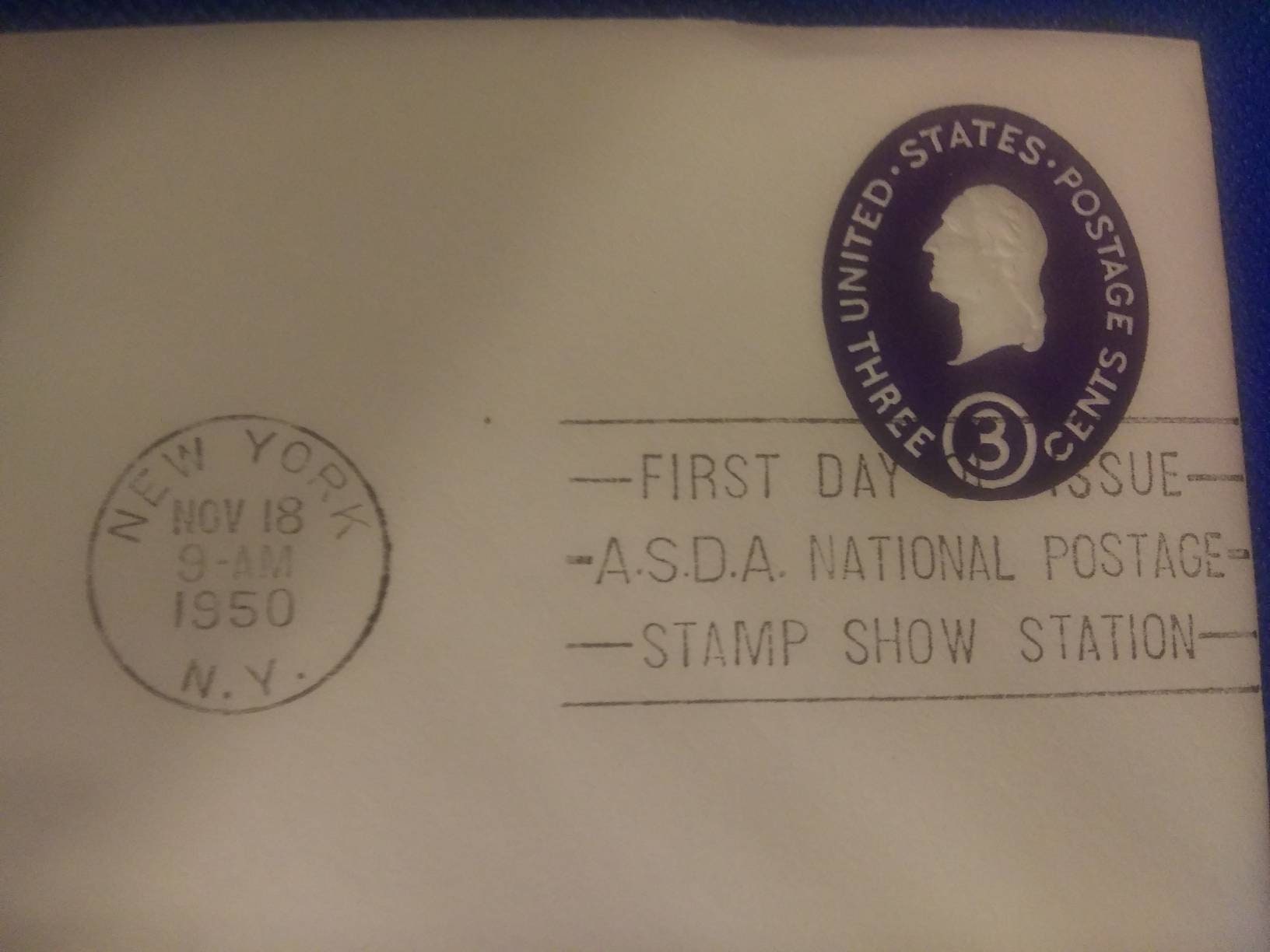 Scott U534 3 Cent Washington Embossed Stamped Envelope Etsy
