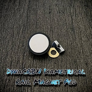 DynaCRBN & CRBN Stash Add-On Dynavap Dugout Stash Adjustable Diametrical Rail Magnet Pod Or Base Magnetic No Hardware