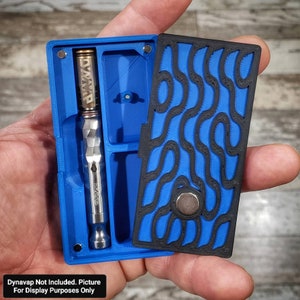 Dynavap Dinky Mobius Designer Stash Crate DS92/DS109 HD Deep Blue/Onyx Black
