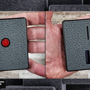 Billet Box Rev4 SKC Trypop Panel Set Slit Boro/DNA 2 Windows Textured Aged Iron