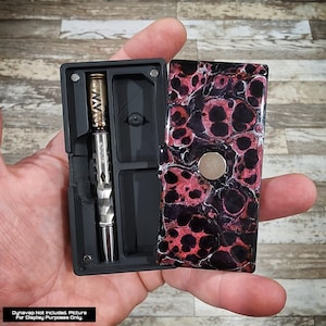 Dynavap Dinky Custom OFAK Nebula Acrylic Designer Stash Crate DS92 HD Onyx Black Enclosure