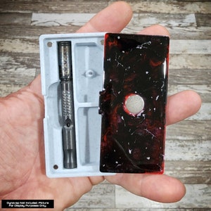 DYNAVAP Dinky Custom OFAK SKC Acrylic Designer Stash Crates DS92 White Marble